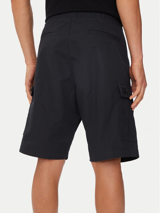 HUGO Hugo Szorty materiałowe Garlio242 50510594 Czarny Regular Fit