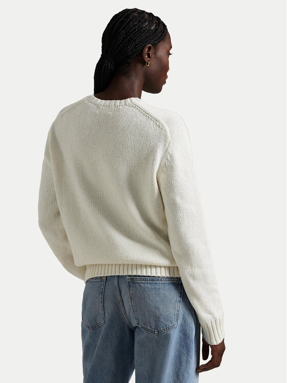 Polo Ralph Lauren Polo Ralph Lauren Sweter 211966255001 Écru Relaxed Fit