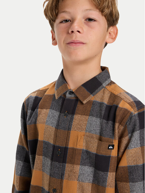Quiksilver Quiksilver Srajca Motherfly Plaid EQBWT03405 Pisana Regular Fit