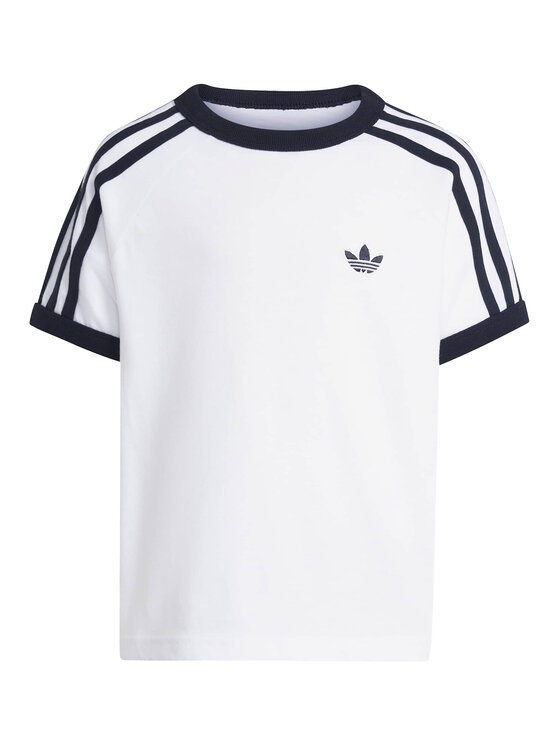 adidas adidas Majica 3-Stripes KC9507 Bela Loose Fit
