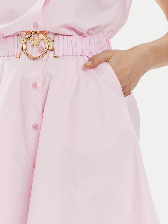 PINKO Pinko Srajčna obleka Anaceta 103111 A1P4 Roza Regular Fit