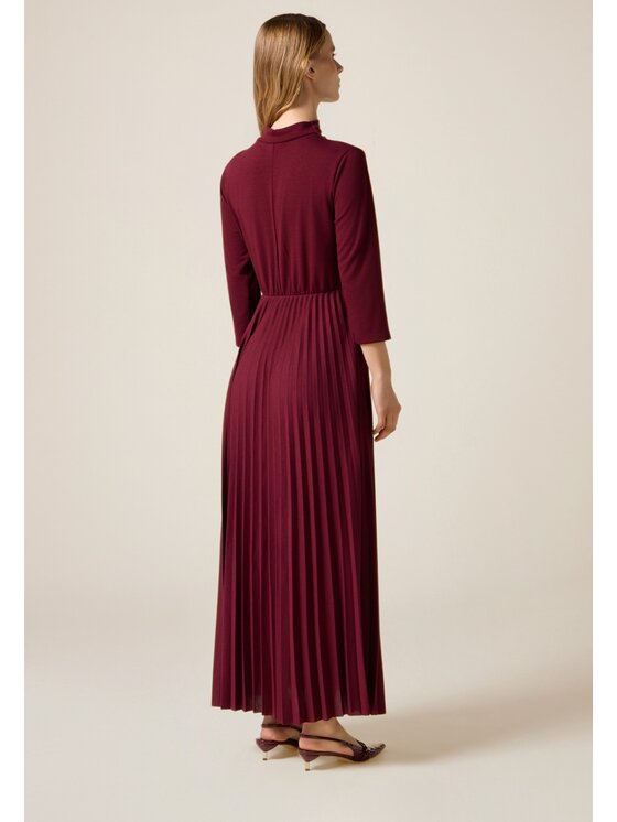 Oltre Oltre Abito da sera 7072J000959N036 Bordeaux A-Line Fit