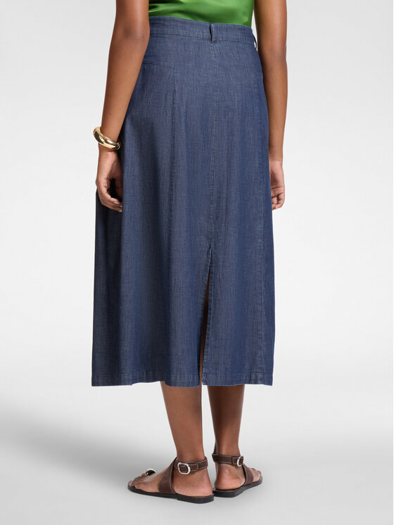 Elena Mirò Elena Mirò Spódnica midi 1409P000084N034 Niebieski A-Line Fit