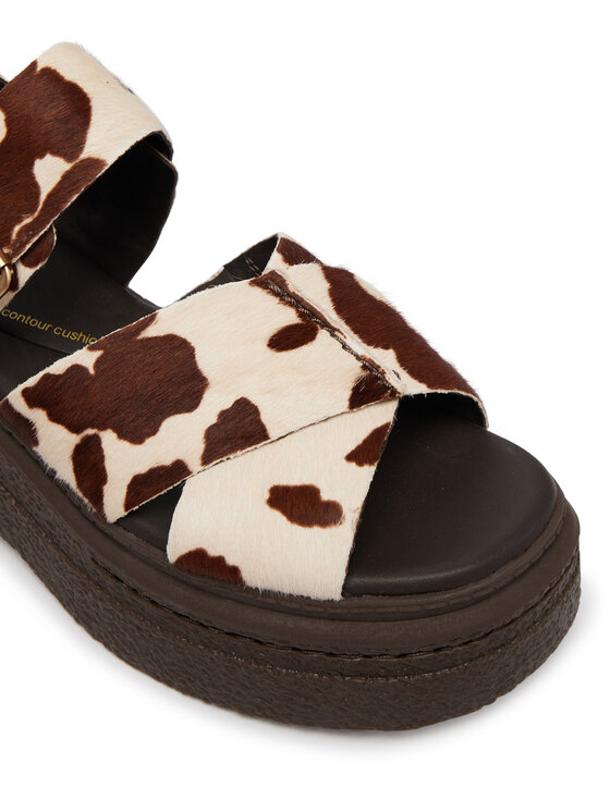 Clarks Clarks Sandały Evamar Wish 26185891 Brązowy
