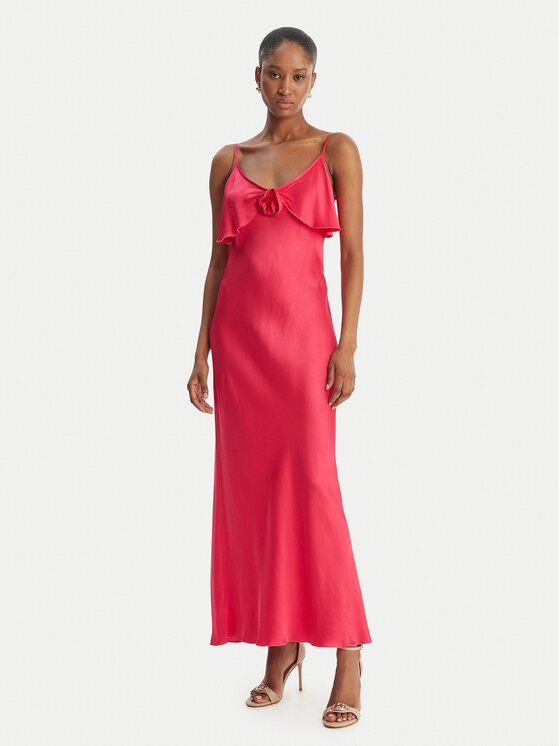 Fracomina Fracomina Coctailkleid FS26SD2007W58301 Rosa Slim Fit