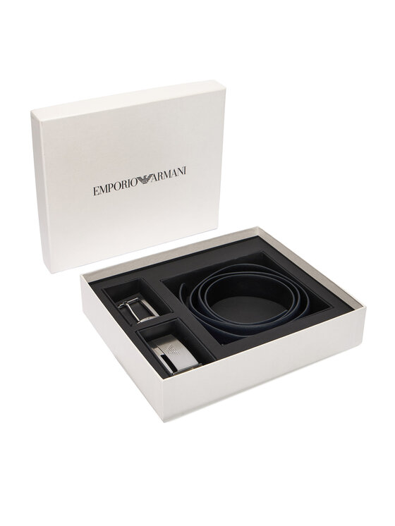 Emporio Armani Emporio Armani Cintura da uomo Y4S498 YLP4E 81285 Blu scuro