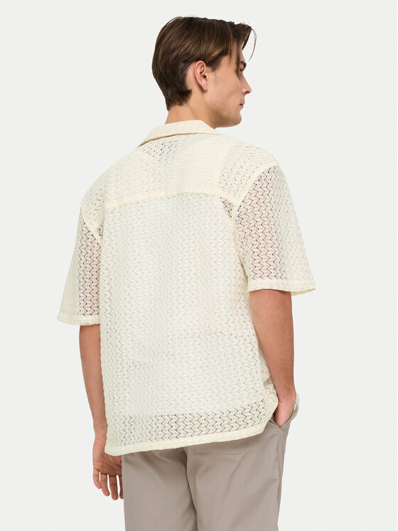 Only & Sons Only & Sons Košile Novak 22034187 Béžová Relaxed Fit