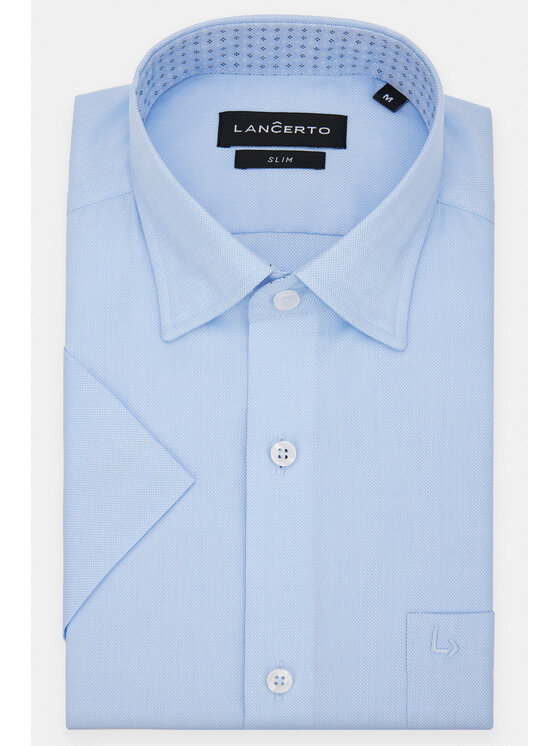 Lancerto Lancerto Koszula Monica KO073123000044 Błękitny Slim Fit