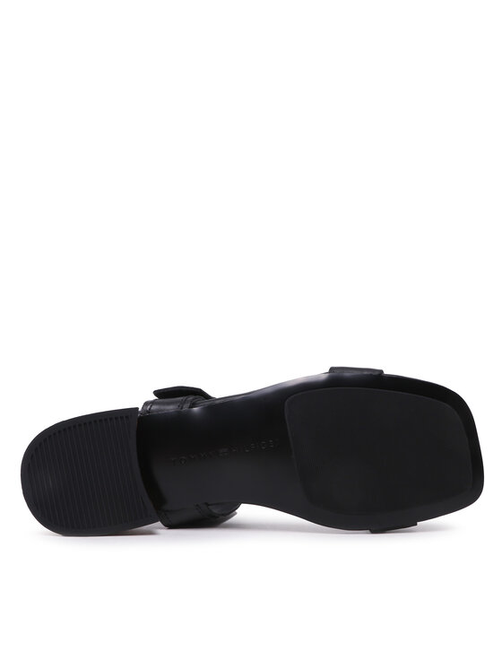 Tommy Hilfiger Tommy Hilfiger Sandály Hardware Flat Sandal FW0FW07094 Černá