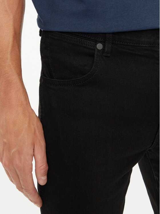 Wrangler Wrangler Jeansy Larston 112356815 Czarny Slim Fit