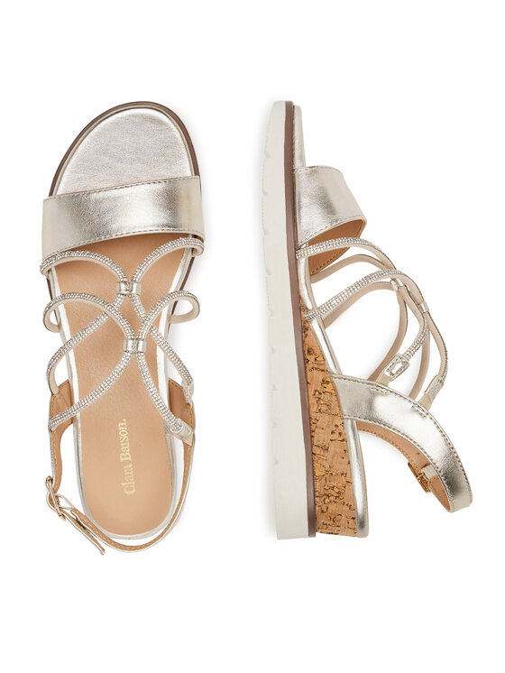 Clara Barson Clara Barson Sandalen WS6306-02 Goldfarben