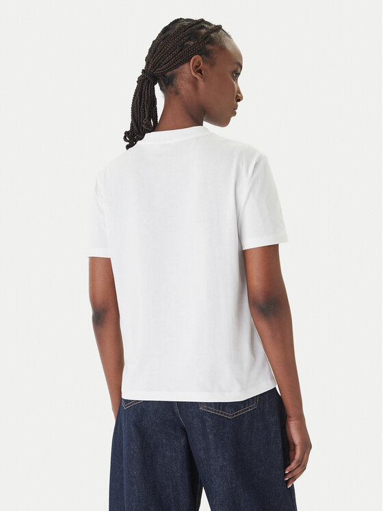 Patrizia Pepe Patrizia Pepe T-Shirt 2M4536/J427-W146 Bílá Regular Fit