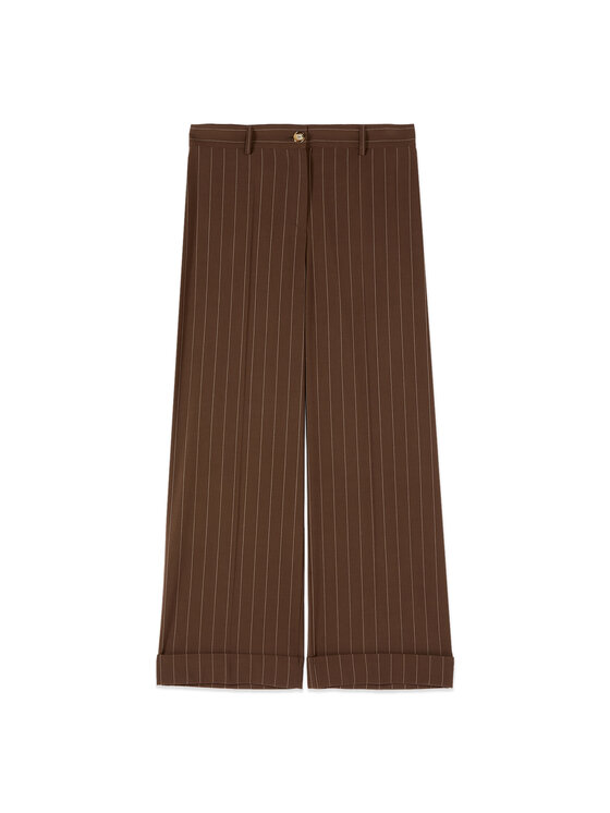 Oltre Oltre Pantaloni di tessuto P0ROR109326N0Z2 Marrone Regular Fit