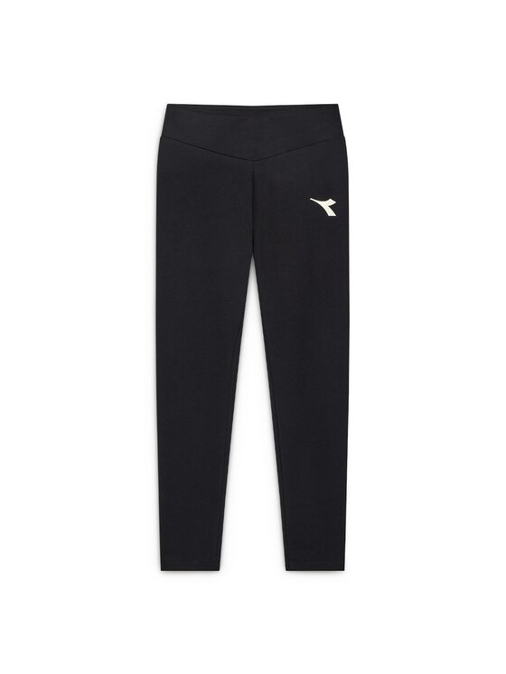 Diadora Diadora Legginsy DIADORA L.LEGGINGS ESS. SPORTS Czarny Regular Fit