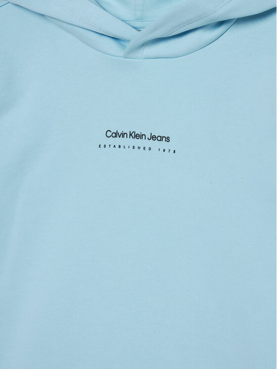 Calvin Klein Jeans Calvin Klein Jeans Mikina IB0IB02383 Světle modrá Regular Fit