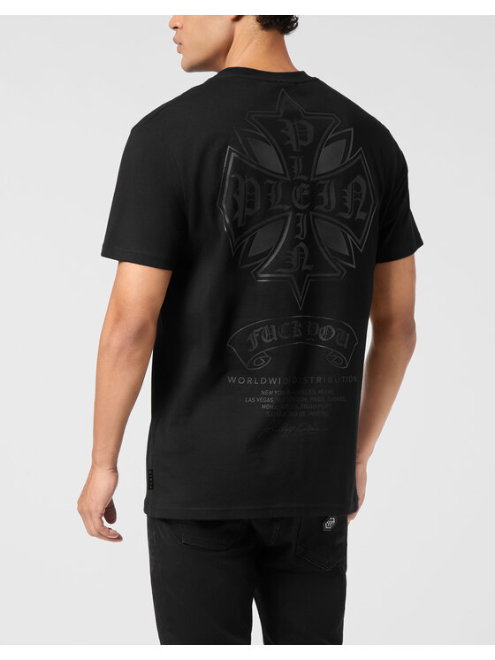 PHILIPP PLEIN PHILIPP PLEIN Tričko 26179 Čierna Regular Fit