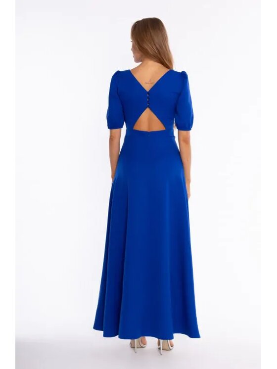 Made of Emotion Made of Emotion Večerné šaty M927 Modrá Modern Fit