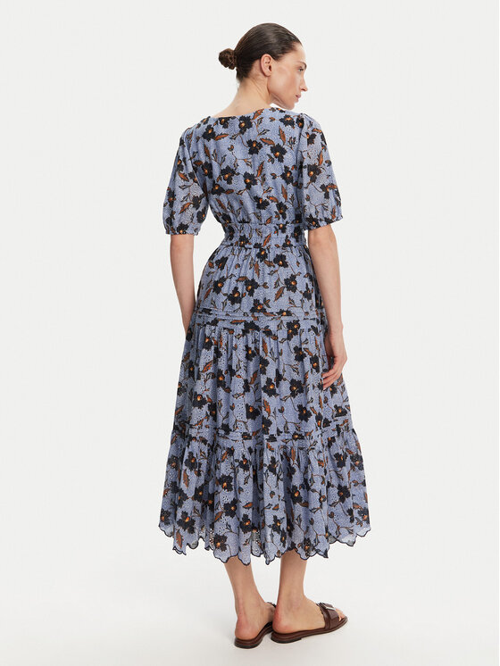 Pepe Jeans Pepe Jeans Sommerkleid Eva PL953695 Himmelblau Regular Fit