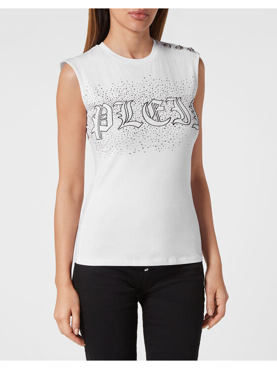 PHILIPP PLEIN PHILIPP PLEIN Smanicato 14895 Bianco Skin Tight Fit