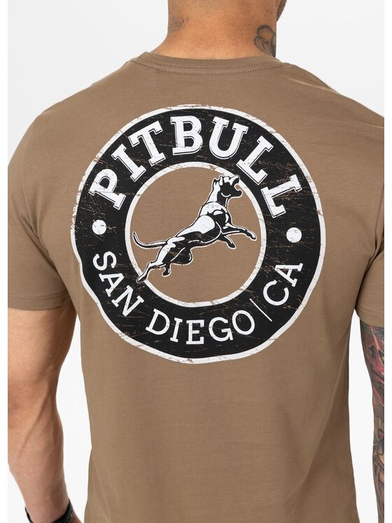 PITBULL PITBULL T-Shirt AUTOMATIC Brązowy Regular Fit