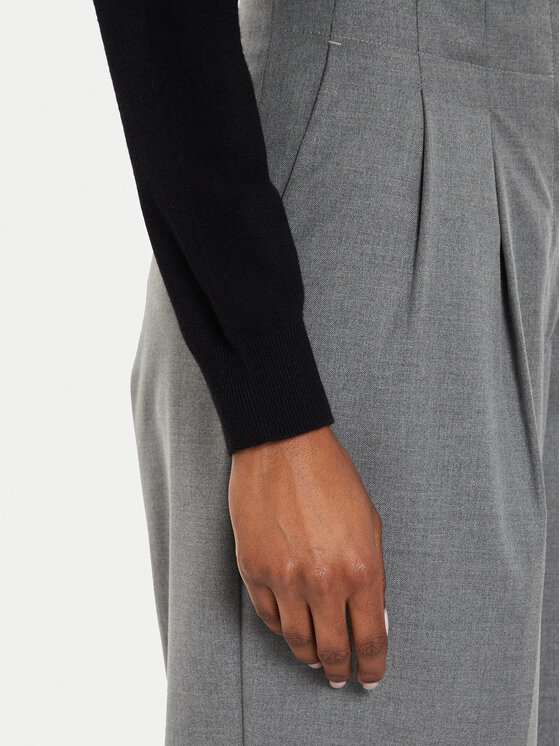 Kontatto Kontatto Rollkragenpullover 3M0124 Schwarz Regular Fit
