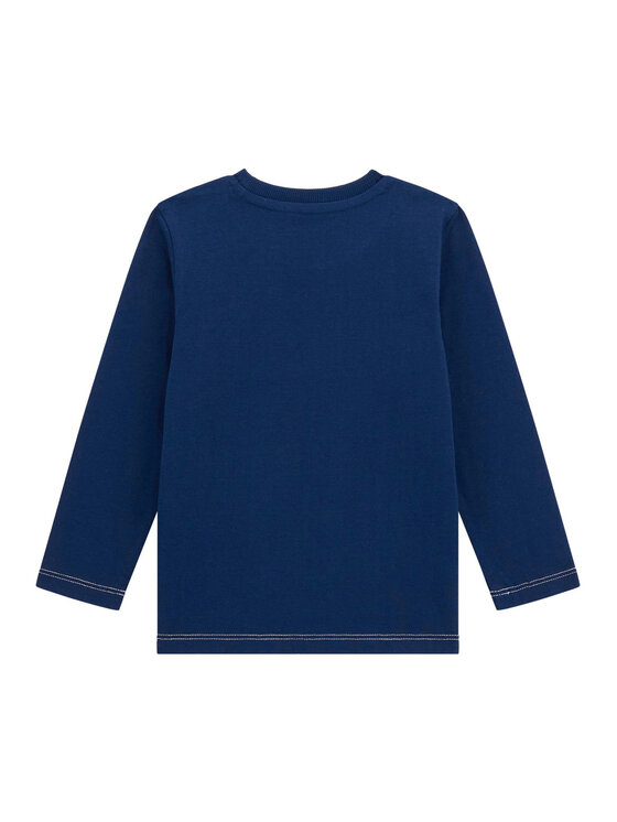 Guess Guess Bluse N5BI06 I3Z14 Dunkelblau Regular Fit