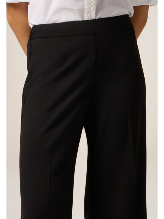 Oltre Oltre Pantaloni di tessuto P274J002362N033 Nero Baggy Fit