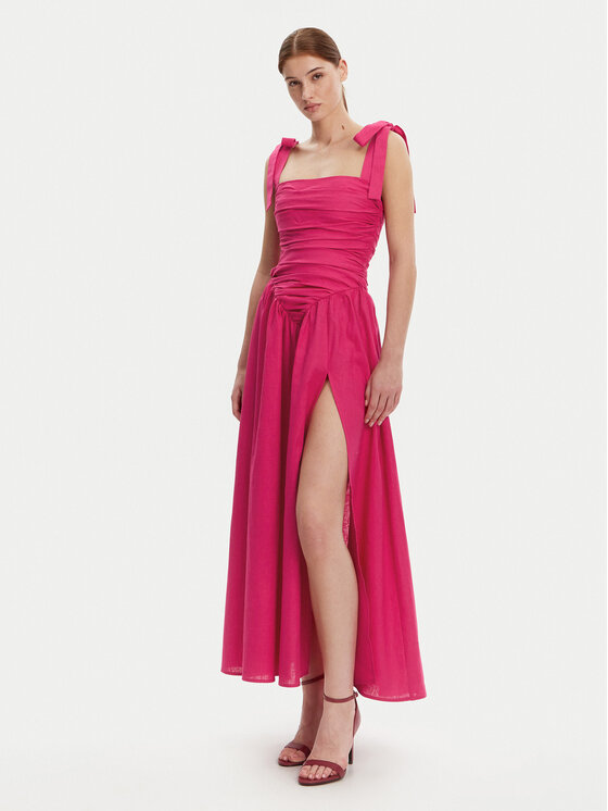 Bardot Bardot Sukienka koktajlowa 59877DB Różowy Regular Fit
