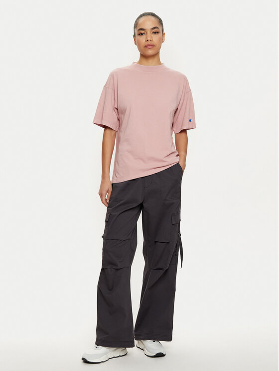 Champion Champion Marškinėliai 117449 Rožinė Loose Fit