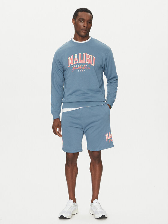 Jack&Jones Jack&Jones Majica dugih rukava Detroit 12268470 Plava Relaxed Fit
