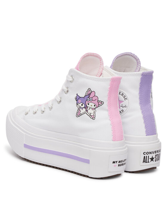 Converse Converse Кецове Chuck Taylor All Star Lift Double Stack A21835C Бял