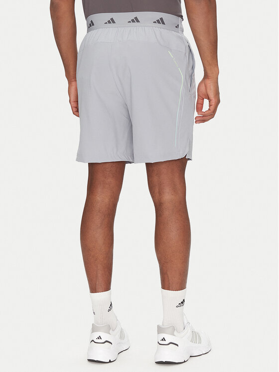 adidas adidas Спортни шорти Tech JM4178 Сив Regular Fit