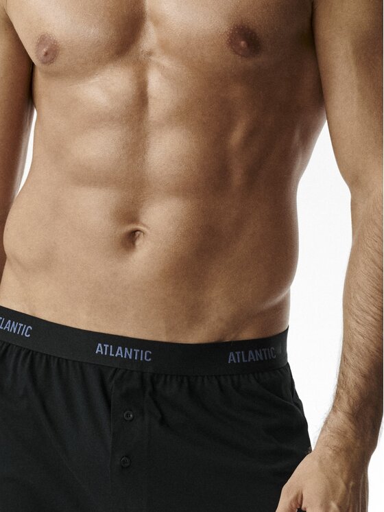 Atlantic Atlantic Bokserki Luźne Niebieski