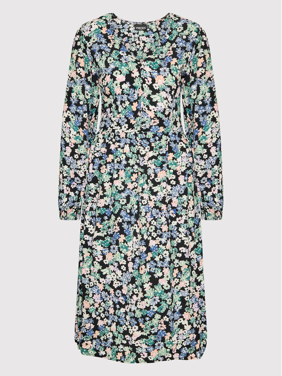 Pieces Pieces Haljina za svaki dan Fallu 17126630 Šarena Regular Fit