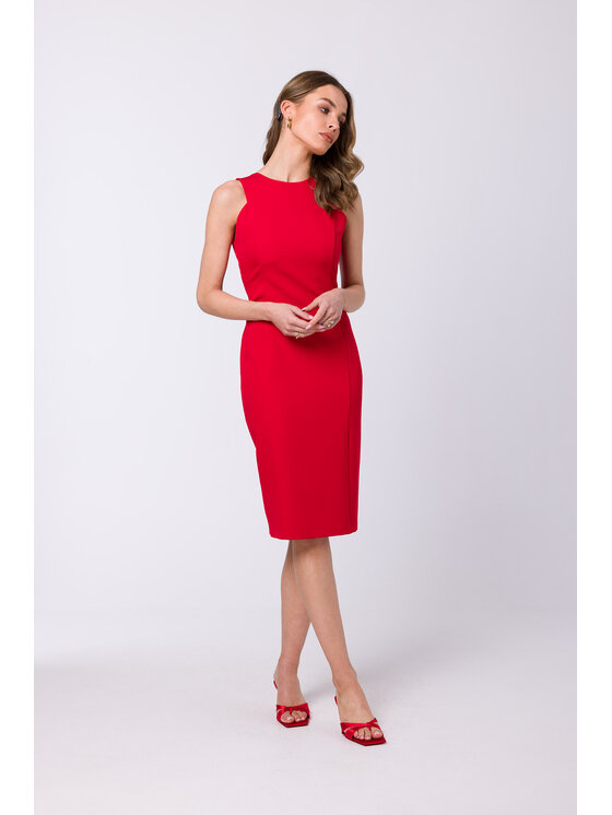 Stylove Stylove Abito da cocktail S342 Rosso Regular Fit