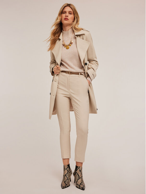 Motivi Motivi Cardigan M150W003185N013 Écru Regular Fit