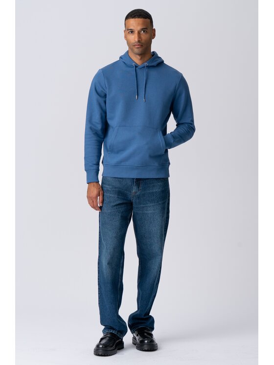 TeeShoppen TeeShoppen Bluza 'Basic Collection' Niebieski Regular Fit