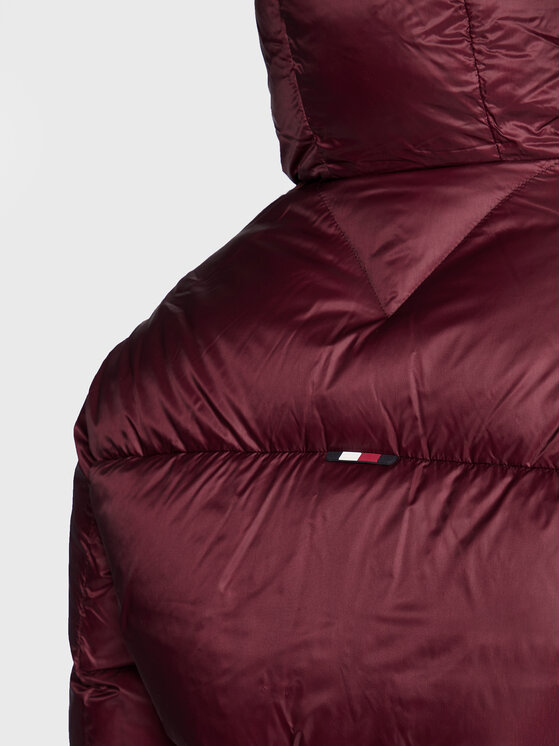Tommy Hilfiger Tommy Hilfiger Dūnu jaka Monogram Badge WW0WW37479 Bordo Regular Fit