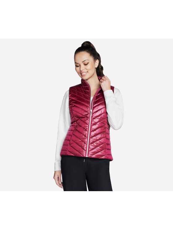 Skechers Skechers Gilet JA151-PKRD Bordeaux Regular Fit
