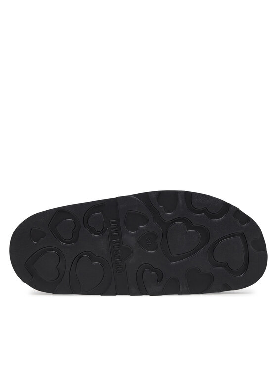LOVE MOSCHINO LOVE MOSCHINO Şlapi JA28014I1MIE0000 Negru