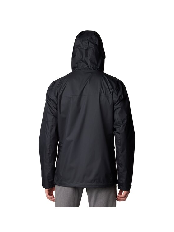 Columbia Columbia Kurtka przeciwdeszczowa 207121 Czarny Regular Fit