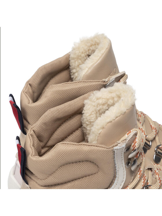 Tommy Hilfiger Tommy Hilfiger Tronchetti Warmilined Outdoor Boot FW0FW05973 Beige