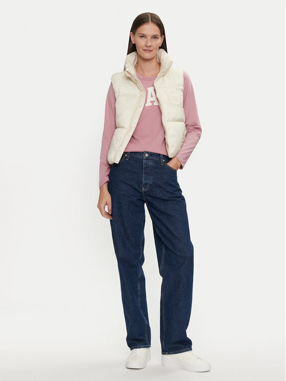 Gap Gap Bluză 534389-01 Roz Relaxed Fit