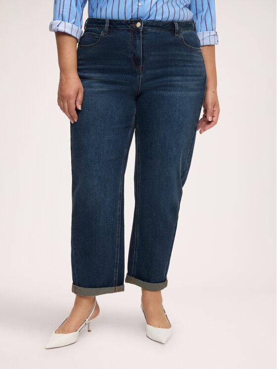 Fiorella Rubino Fiorella Rubino Jeansy P479T005402N034 Niebieski Boy Fit