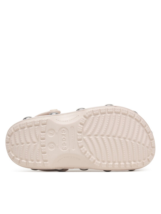 Crocs Crocs Παντόφλες Classic Big Studded Clog 214236 Κρεμ