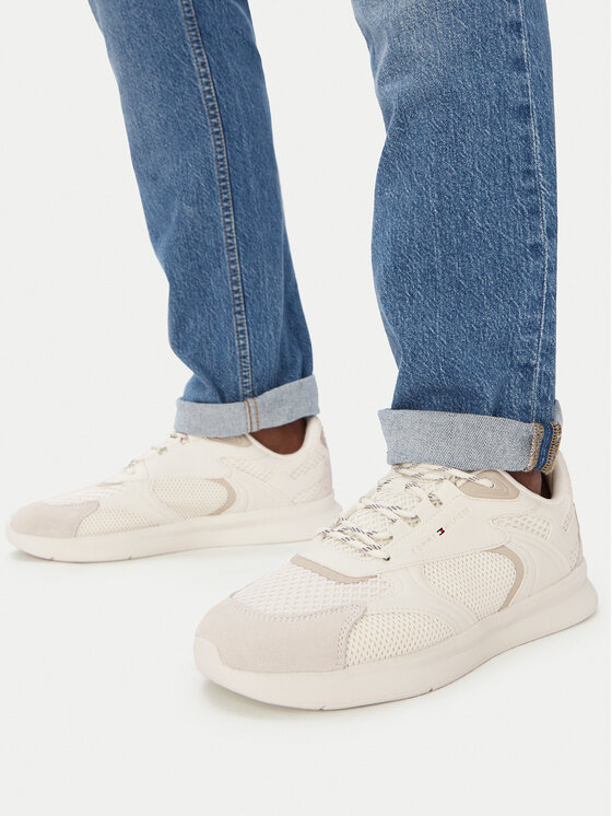 Tommy Hilfiger Tommy Hilfiger Sneakers Lightweight Runner Monocolor FM0FM05928 Weiß