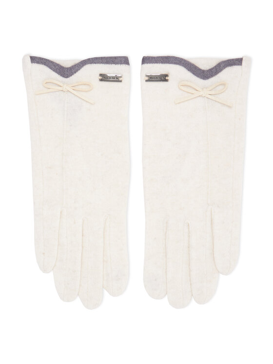 Guanti da donna 47-6A-004-0 Écru