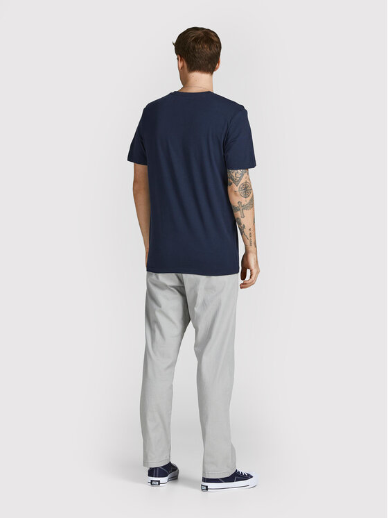 T-shirt Flower 12205876 Blu scuro Regular Fit