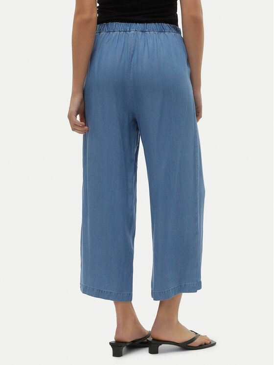 Vero Moda Vero Moda Kulot Bree 10304861 Plava Wide Leg