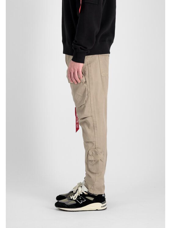 Alpha Industries Alpha Industries Spodnie cargo Tactical Pant Żółty Tapered Fit